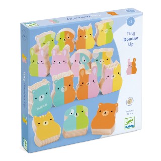 Drewaniane domino tiny-up, Djeco