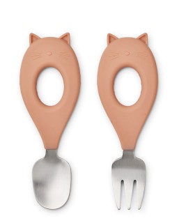 Zestaw sztućców LIEWOOD Stanley - cat/ tuscany rose