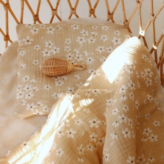 Pościel muślinowa niemowlęca z wypełnieniem Daisy, Sei Mia