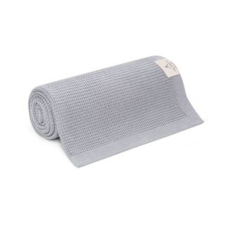 Lekki eukaliptusowy kocyk 80x100 silver - eco collection