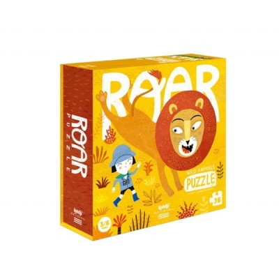 Puzzle dla dzieci Roar - dzikie zwierzęta, 36 el., Londji