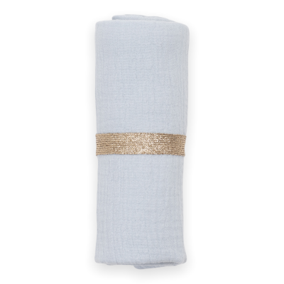 Pieluszka muślinowa - błękitna, Bim Bla