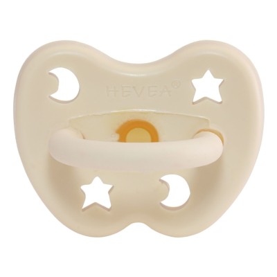 HEVEA smoczek anatomiczny 0-3 - milky white