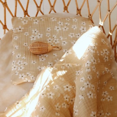 Pościel muślinowa niemowlęca z wypełnieniem Daisy, Sei Mia