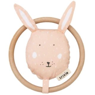 Grzechotka, różowy króliczek, Trixie