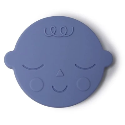 Silikonowy gryzak face, bluberry, Mushie