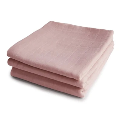 Pieluszki muślinowe 3-pack - blush, Mushie