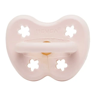 HEVEA smoczek anatomiczny 0-3 - powder pink