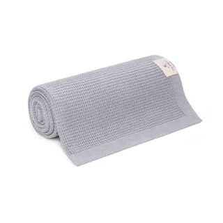 Lekki eukaliptusowy kocyk 80x100 silver - eco collection